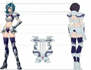 Cloth de Lira versión femenina (Saint Seiya Online).