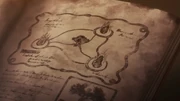 Yggdrasil et ses Racines Maîtresses entouré d'un Ouroboros