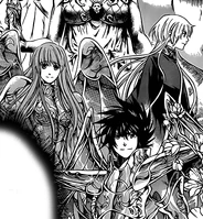 Junto con Tenma y Sasha en Pluton