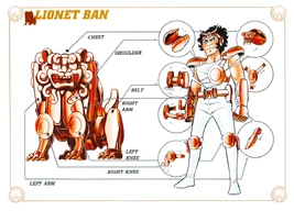 Schéma de l'Armure du Petit Lion