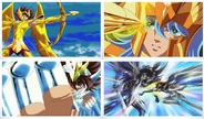 Brave Soldiers parte animada de Seiya de Pegaso