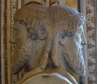 Efigie del dios Janus.