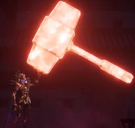 Aphrodite bloquea la técnica de Daidalos con su rosa.