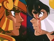 Aioria vs Seiya 2