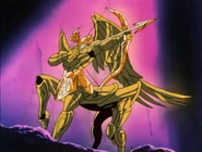 Sagittarius cloth in its original form (Anime)