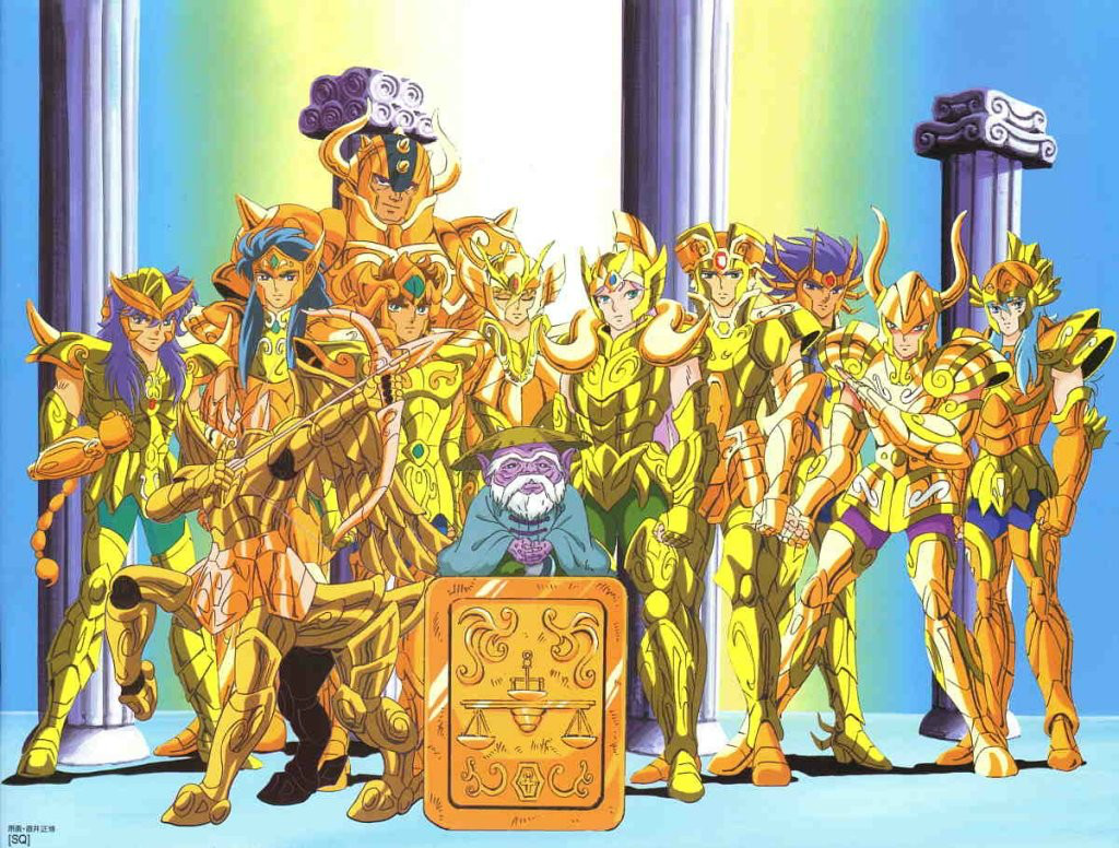 les 12 chevaliers d or de saint seiya