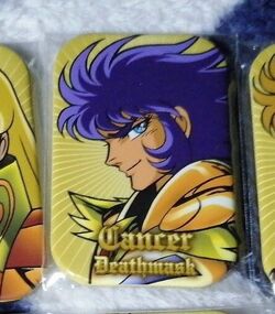 Figurine Saint Seiya Cancer Death Mask Bandai 1987 Japan Complète Boîte