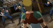 Aiolia contre Soldats d'Asgard (SoG)