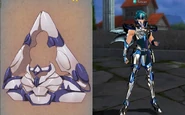 Cloth de Triángulo en Saint Seiya Online.