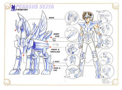 Pegasus Omega Cloth, Seiyapedia