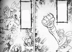 Son capaces de rasgar el cielo con sus puñetazos y quebrar la tierra con sus patadas.