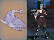 Armadura del pez austral en Saint Seiya Online.