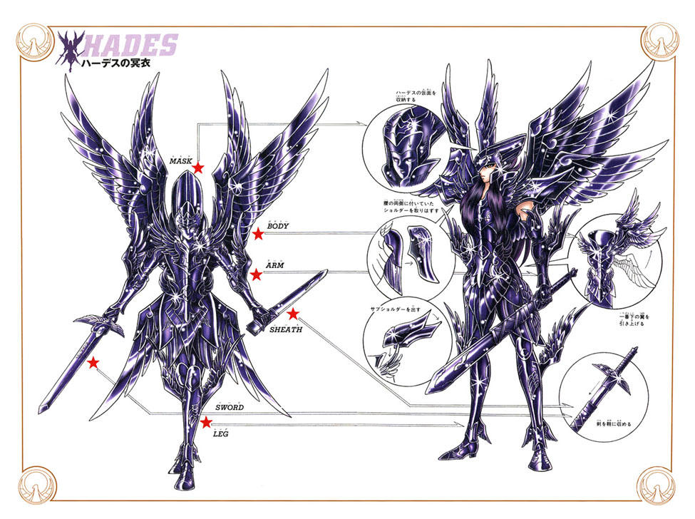 Settei Dreams on X: Color design from Saint Seiya Omega