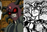Kafka del Arlequín Mortal de la Estrella Terrestre de la Amplitud en Saint Seiya