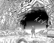 Entrada de la cueva.