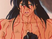 Dragón Negro detiene la hemorragia de Shiryū