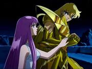 Shaka y Saori Hades