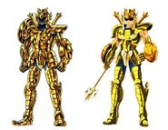 Original version & Anime version of Libra Dohko