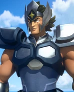 Cloth de Ballena en el spin off Knights of the Zodiac: Saint Seiya