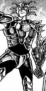 Kafka del Arlequín Mortal de la Estrella Terrestre de la Amplitud en Saint Seiya