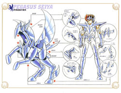 Pegasus Omega Cloth, Seiyapedia