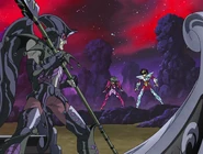 Seiya y Shun se encuentran con Caronte
