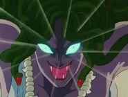 Los ojos petrificantes de Medusa.