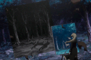 Alone realizes that everything he paints dies