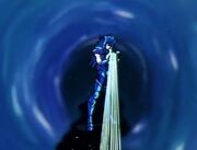 Orpheus attacking with Stringer Requiem