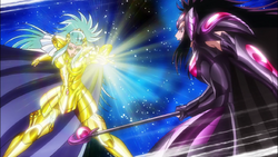 Saint Seiya Omega Opening 4 V3 - Senkou Strings on Make a GIF