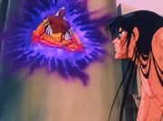 Krishna flutua graças à sua kundalini.