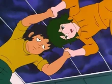 Shun treina com Nachi.