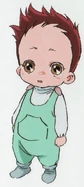 Kouga quando Bebê