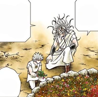 Odisseu consola o jovem Kain sobre seu jardim.