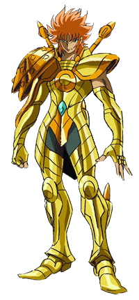 Um dos 12 cavaleiros de ouro em Saint Seiya Ômega, Genbu de Libra