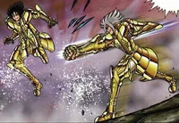 Kain tenta atacar Abel.