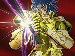 Kanon destrói o chicote e o corpo de Lune de Balron.