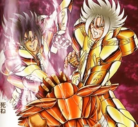 Kain luta internamente para impedir Abel de matar Ikki.