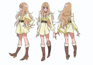 Yuna, em roupas casuais.