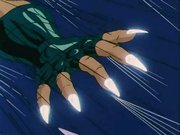 A Garra das Trevas dos cavaleiros negros.