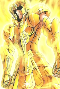 Kain elevando seu cosmo.