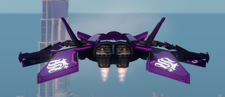 Saints VTOL - hover mode - rear in Saints Row The Third