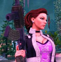 Shaundi - side of face with TEK Z-10 in Saints Row The Third