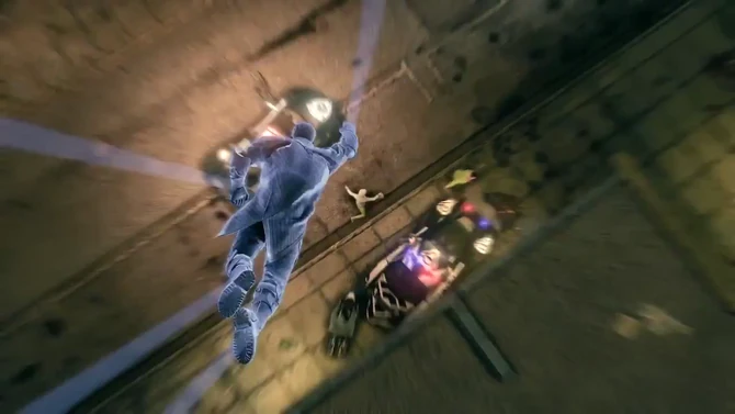 Screenshot from the Saints Row IV Announce Teaser video
