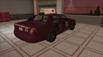 Saints Row variants - Taxi - TNA - rear right