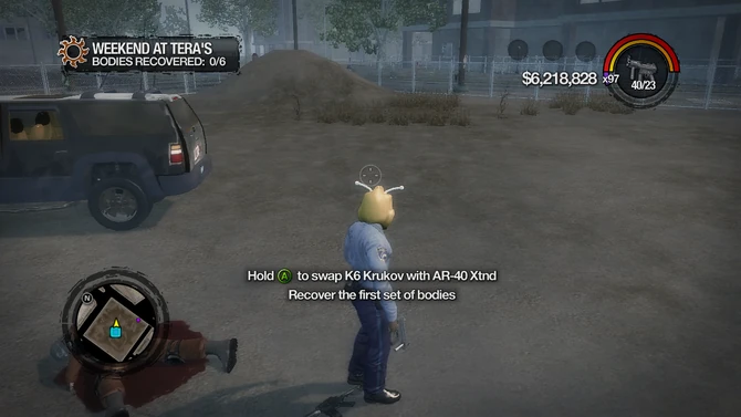 Weekend at Tera's - location 1 - Recover the first set of bodies