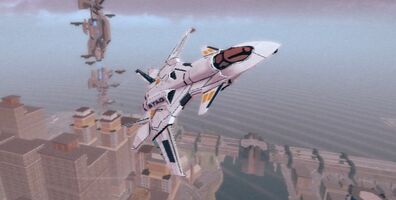 F-69 VTOL - front right flying upwards in Saints Row IV