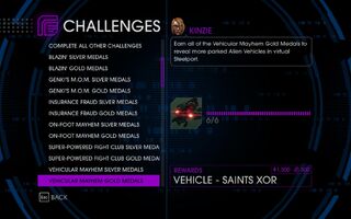 Challenge 21 Vehicular Mayhem Gold Medals