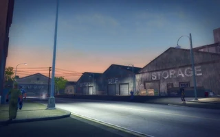 Charlestown in Saints Row 2 - Sutton's self storage