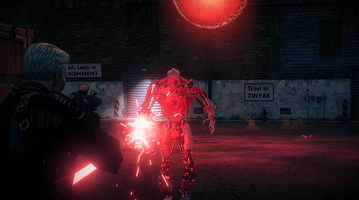 Murderbot in Power Up CID in Saints Row IV